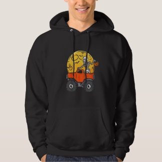 Kinder Skelett Monstertruck Mond Süßigkeiten Klein Hoodie