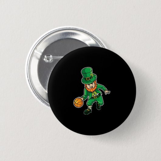 Kinder Skizze St. Patrick  Button (Vorne & Hinten)
