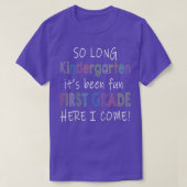 Kinder so lange Kindergarten 1. Klasse hier komme T-Shirt (Design vorne)