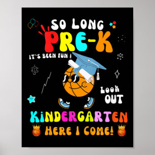 Kinder so lange vor dem Kindergarten hier bin ich  Poster