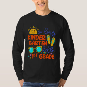 Kinder So langer Kindergarten Hallo 1. Klasse Lehr T-Shirt
