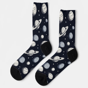 Kinder Sockeln Weltraummuster Socken