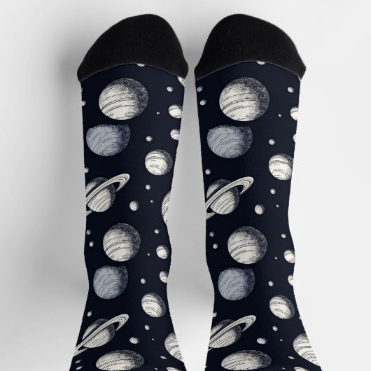 Kinder Sockeln Weltraummuster Socken (Oben)
