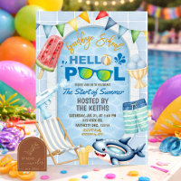 Kinder-Sommer-Hallo-Pool-Auf Wiedersehen-Schulpart