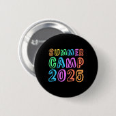 Kinder Sommercamp 2025 Camping Direktor Crew Gastg Button (Vorne & Hinten)