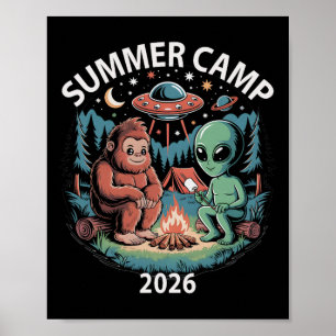 Kinder Sommercamp 2026 Alien Bigfoot Regie Crew  Poster