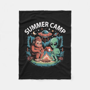 Kinder Sommercamp Alien UFO Regisseur Crew Gastgeb Fleecedecke