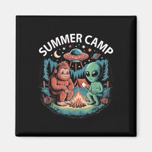 Kinder Sommercamp Alien UFO Regisseur Crew Gastgeb Magnet