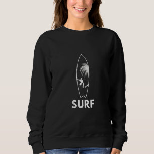 Kinder Sommersurf Urlaub Strand Surfbrett Sweatshirt