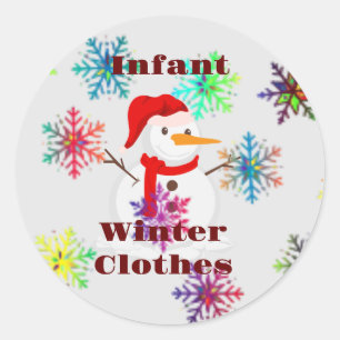 Kinder / sonstige Bekleidungsspeicher oder Geschen Runder Aufkleber