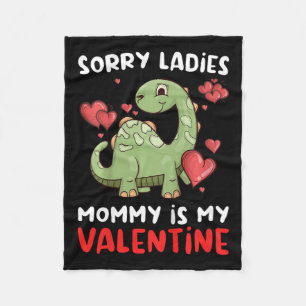 Kinder Sorry Ladys Mommy ist mein Valentinstag Nie Fleecedecke