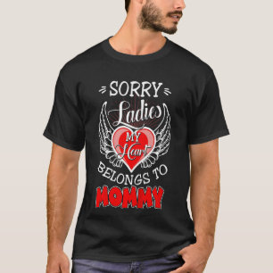 Kinder Sorry Ladys my Heart gehört zu Mommy Boys V T-Shirt