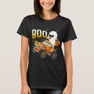 Kinder-Spaß- Boo-Fahren-Monster-Truck-Halloween-Ko T-Shirt
