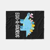 Kinder Spaß Eggasaurus Dinosaur Ostereier Jagen Ki Fleecedecke (Vorderseite (Horizontal))