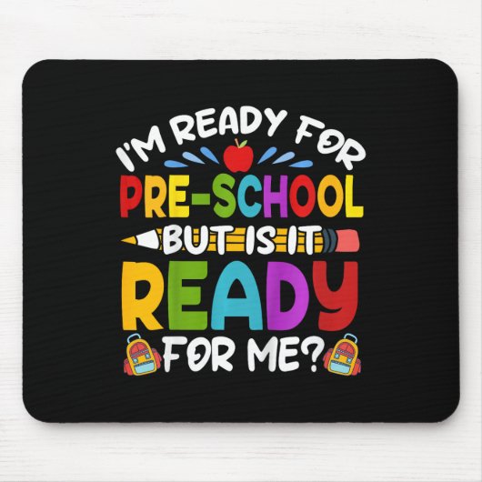 Kinder Spaß im Vorschulalter Mousepad (Vorne)