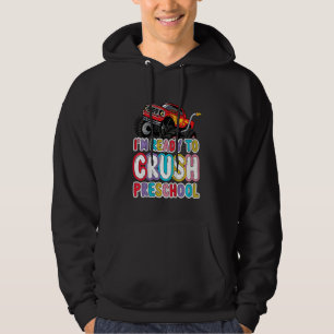 Kinder Spaß Kinder die Vorschule mit großem Motor Hoodie