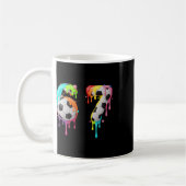 Kinder Spaß Meme 67 Nummer Sechs 6 Sieben 7 Eiscre Kaffeetasse (Links)
