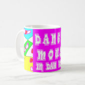 Kinder Spaß mit farbenfrohen Designtieren Kaffeetasse (Vorderseite Links)