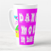 Kinder Spaß mit farbenfrohen Designtieren Milchtasse (Linke Ecke)