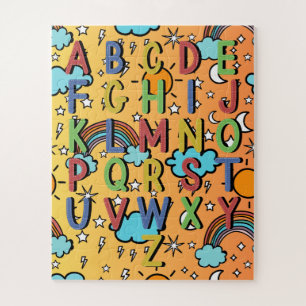 Kinder Spaß Spiel farbenfroh Alphabet Puzzle