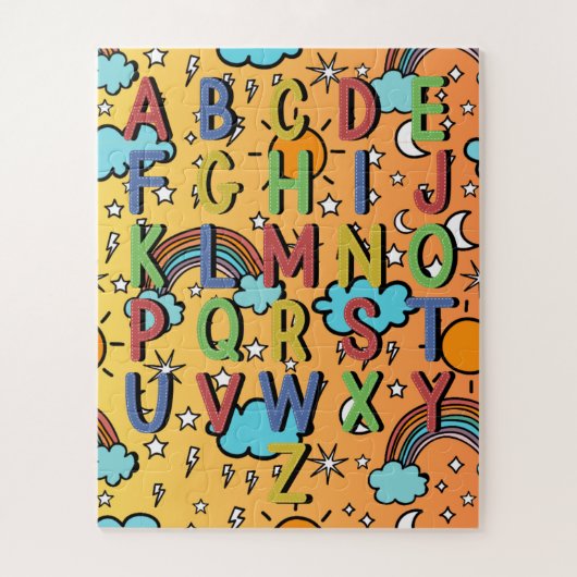 Kinder Spaß Spiel farbenfroh Alphabet Puzzle (Vertikal)