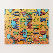 Kinder Spaß Spiel farbenfroh Alphabet Puzzle (Horizontal)