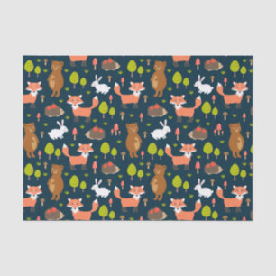 Kinder Spaß Waldtiere Bunny Rabbit Fox Bär Seidenpapier