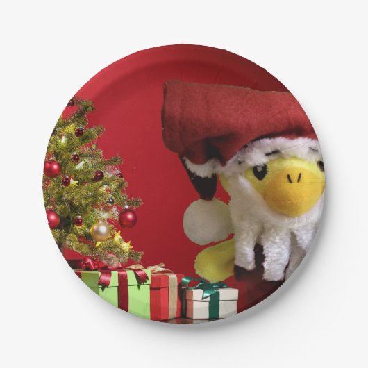 Kinder Spaß Weihnachten Papier Teller (Vorderseite)