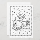 Kinder Spaß Weihnachten Weihnachtsfarben Flachbild (Vorne/Hinten)