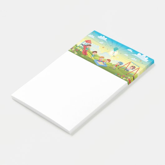 Kinder-Spiel Post-it Notizen (angewinkelt)