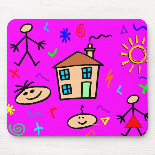 Kinder spielen mousepad (Vorne)