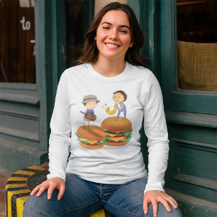 Kinder spielen Musik auf Riesenschändlerinnen T-Shirt