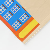 Kinder spielen Stadt Fleecedecke (Ecke)