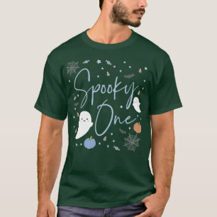 Kinder Spooky ein erster Geburtstag Baby Blue Boy  T-Shirt
