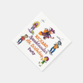 Kinder Spooky Halloween Kostüm Bir Paper Napkin Serviette (Ecke)