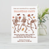Kinder Spooky Halloween-Party Einladung (Stehend Vorderseite)