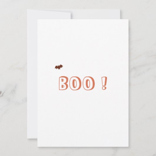 Kinder Spooky Halloween-Party Einladung (Rückseite)