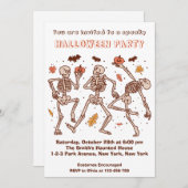 Kinder Spooky Halloween-Party Einladung (Vorne/Hinten)