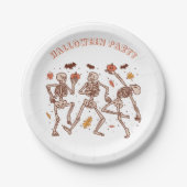 Kinder Spooky Halloween-Party Einladung Pappteller (Vorderseite)