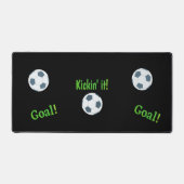 Kinder Sport Fußball Spaß Schreibtischunterlage (Vorderseite)