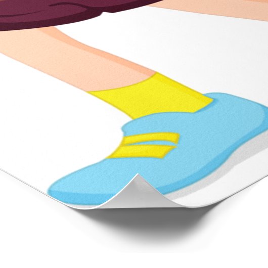 Kinder Sport Poster (Ecke)