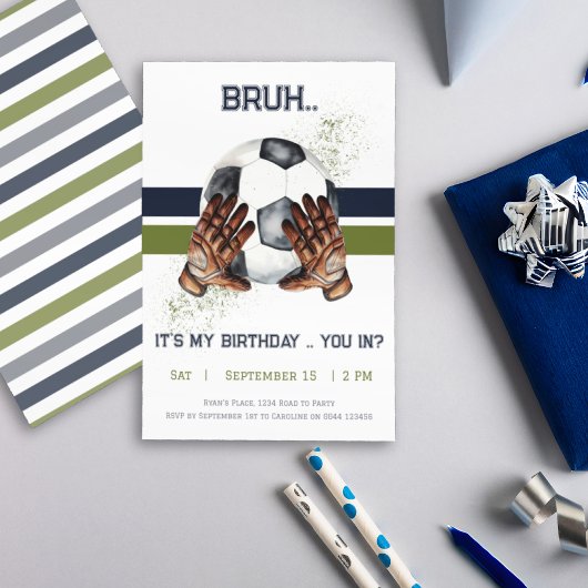 Kinder Sportfußball Einladungs-Boys Einladung