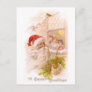 Kinder Spy Santa Outdoor Vintage Weihnachten