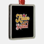 Kinder Squad Ornament Aus Metall (Rechts)