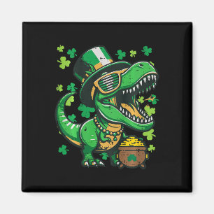 Kinder St. Patricks Day Dinosaur Saint Pattys Trex Magnet