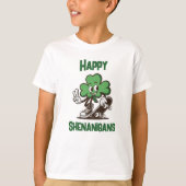 Kinder St Patrick's Day Shenanigans Skateboard T-Shirt (Vorderseite)
