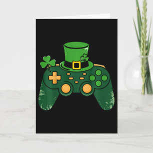 Kinder St. Patricks Tag Gamer Gaming Controller Ne Karte