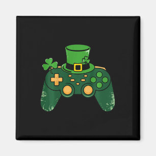 Kinder St. Patricks Tag Gamer Gaming Controller Ne Magnet