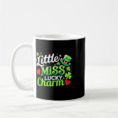 Kinder St. Patricks Tag Mädchen Kleinkind Shamrock Kaffeetasse (Links)