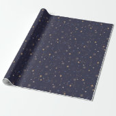 Kinder Starry Night Sky Stars im Weltraum Multicol Geschenkpapier (Ungerollt)
